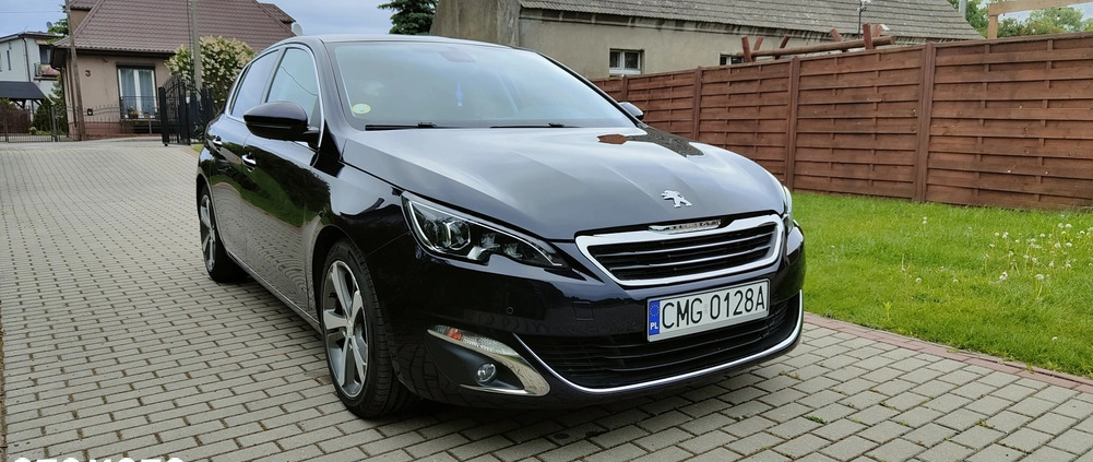 Peugeot 308 cena 42900 przebieg: 168000, rok produkcji 2015 z Mogilno małe 436